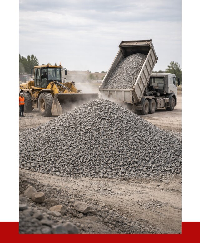 Купить щебень с доставкой в Кореновске от 2591 руб. | ПРОНЕРУДКнв