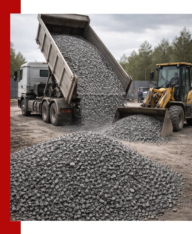 Доставка и продажа щебня гранитного в Кореновске