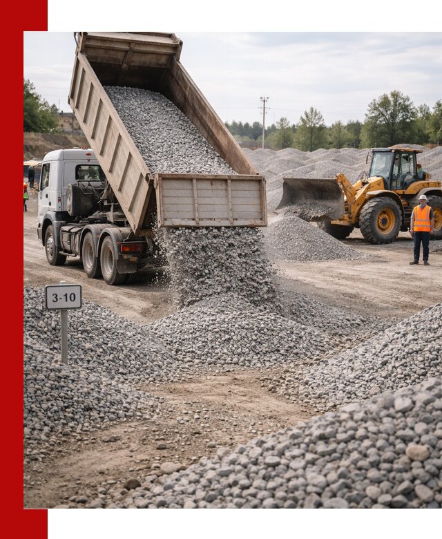 Гранитный щебень фракции 3–10: доставка и продажа в Кореновске