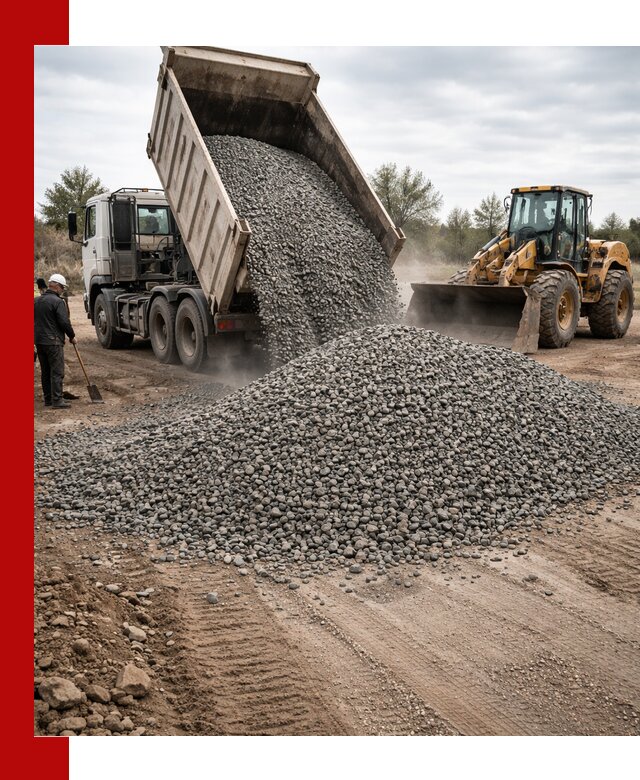 Гранитный щебень фракция 10-20 с доставкой в Кореновске