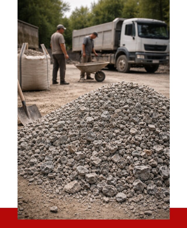 Гранитный щебень фракция 20-40 в Кореновске от 3316 руб. ПРОНЕРУДКнв