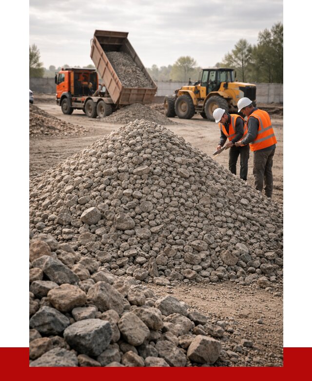 Гранитный щебень фракция 40-70 в Кореновске от 2591 руб ПРОНЕРУДКнв