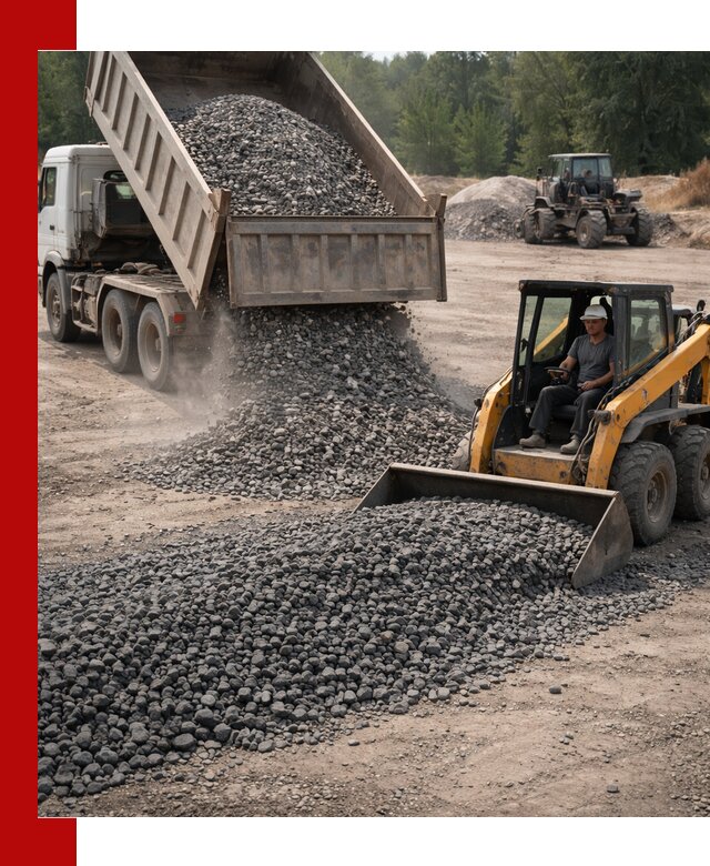 Гранитный щебень фракция 40-70 с доставкой в Кореновске