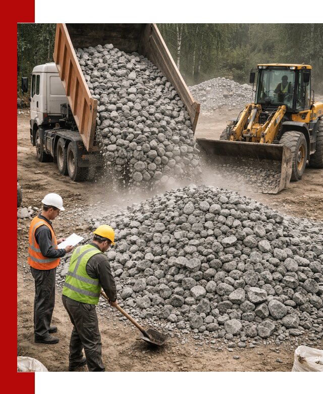 Гранитный щебень фракция 70-150 доставка в Кореновске