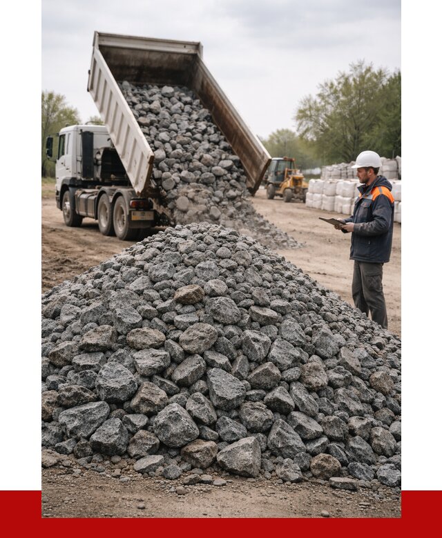 Гранитный щебень фракция 100-200 в Кореновске от 4353 р. ПРОНЕРУДКнв