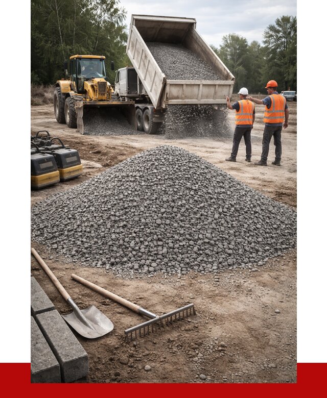 Гравийный щебень купить в Кореновске от 2280 р. ПРОНЕРУДКнв