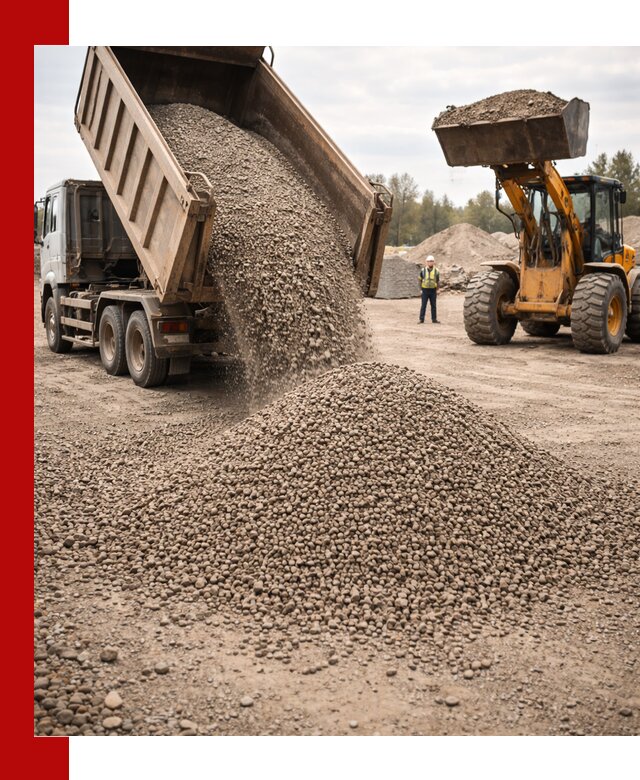 Гравийный щебень фракция 3–10 с доставкой в Кореновске