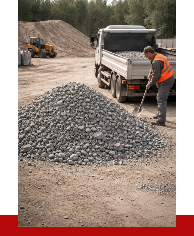 Гравийный щебень фракция 5-10 в Кореновске от 2280 р. | ПРОНЕРУДКнв