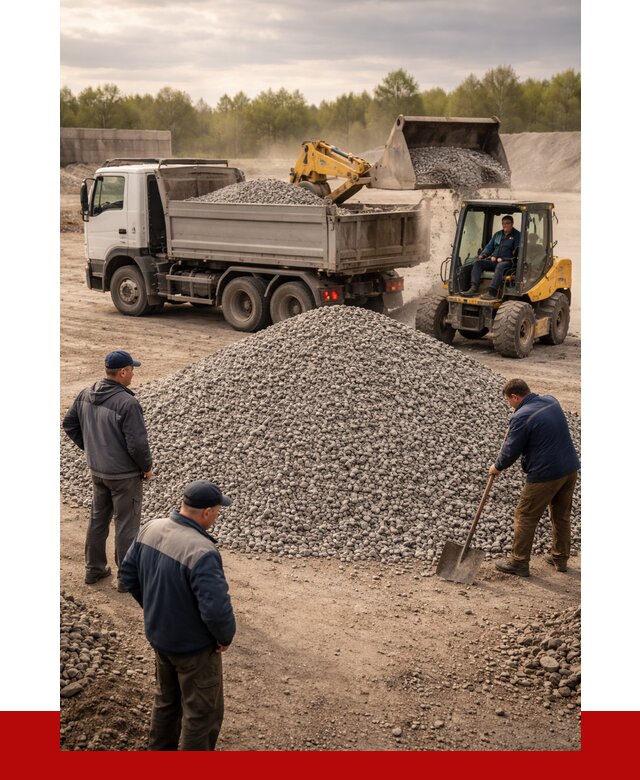 Гравийный щебень фракция 5-20 в Кореновске от 2487 р. ПРОНЕРУДКнв
