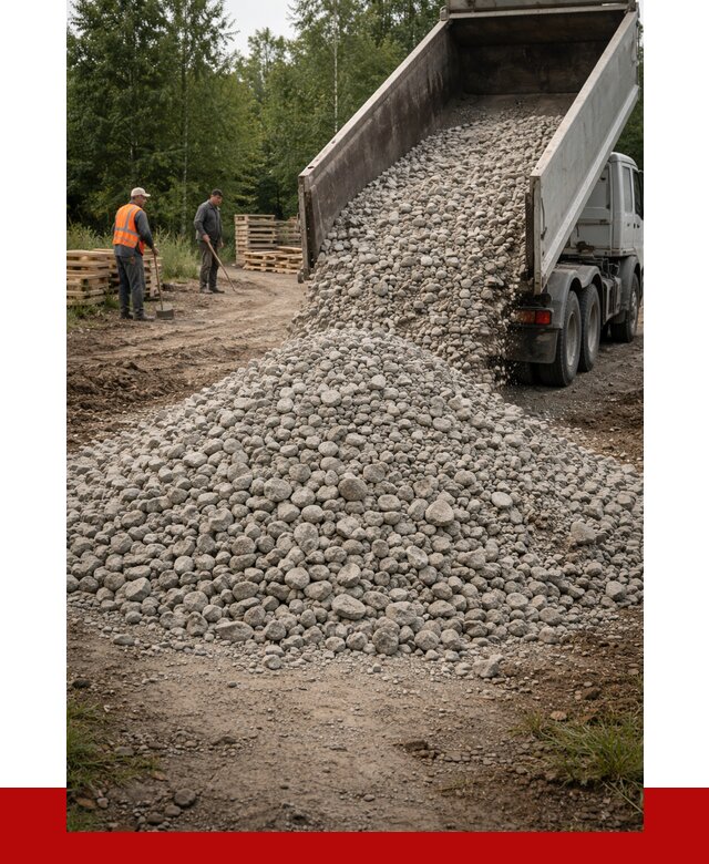 гравийный щебень фракция 70-120 в Кореновске от 2539 р. ПРОНЕРУДКнв