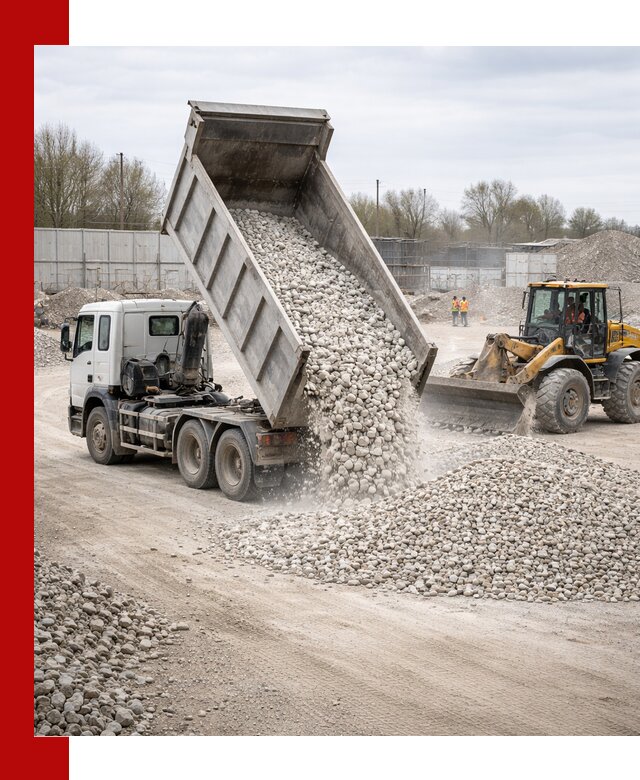 Доставка и продажа известнякового щебня в Кореновске