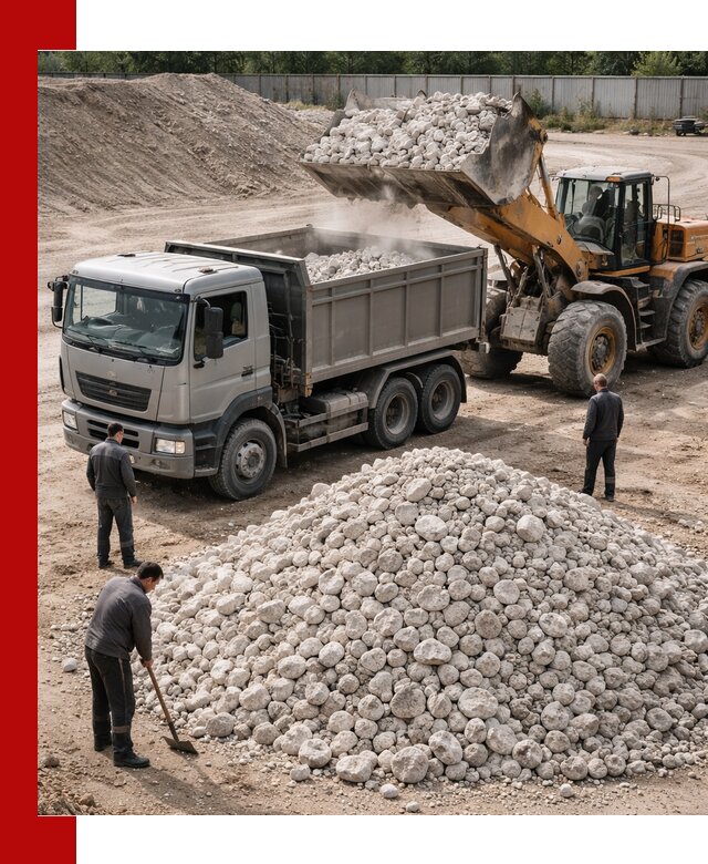 Известняковый щебень фракция 70–150 с доставкой в Кореновске