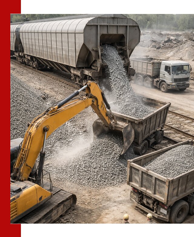 Доставка железнодорожного щебня в Кореновске крупными партиями быстрого отгруза