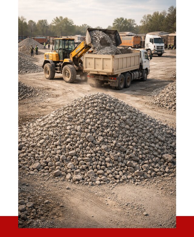 Вторичный щебень фракция 40-70 в Кореновске от 1803 р, ПРОНЕРУДКнв