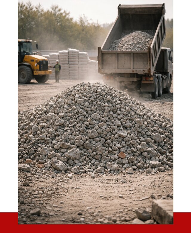 Вторичный щебень фракция 70-150 в Кореновске от 1451 р. | ПРОНЕРУДКнв