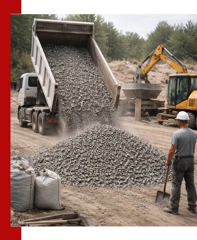 Доставка и продажа бетонного щебня в Кореновске