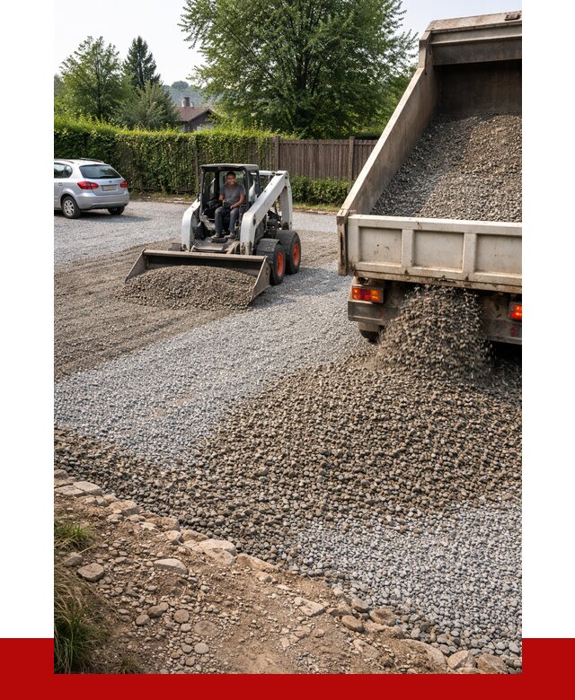 Щебень для парковки в Кореновске с доставкой от 1244 р.| ПРОНЕРУДКнв