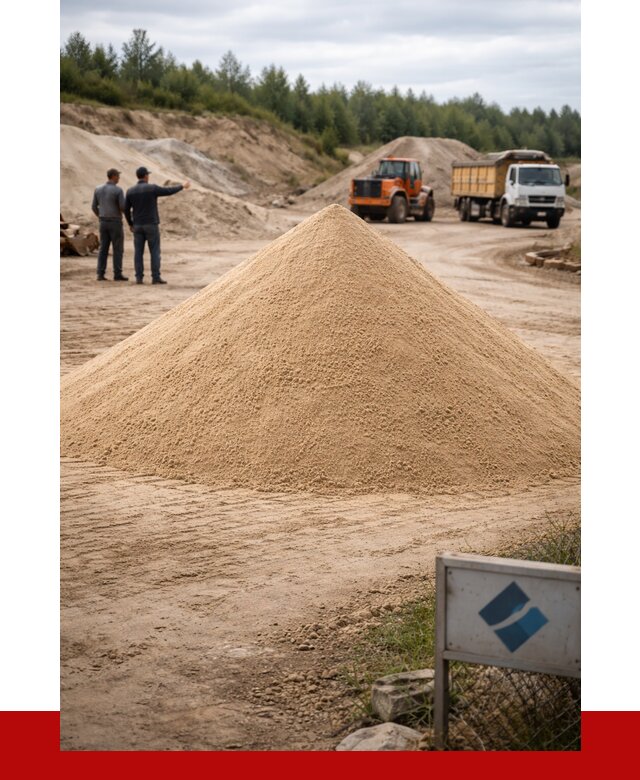 Карьерный песок навалом в Кореновске от 1866 р. | ПРОНЕРУДКнв