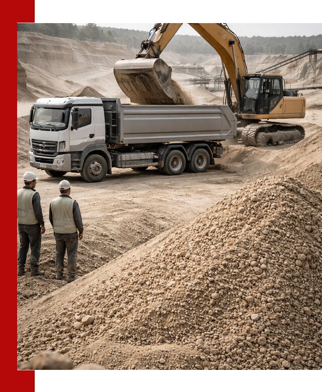 Карьерный крупнозернистый песок с доставкой в Кореновске