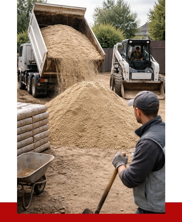 Мытый речной песок с доставкой в Кореновске от 1503 р. | ПРОНЕРУДКнв