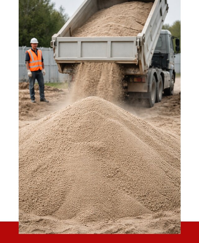 Купить сеяный песок с доставкой в Кореновске от 2280 р ПРОНЕРУДКнв
