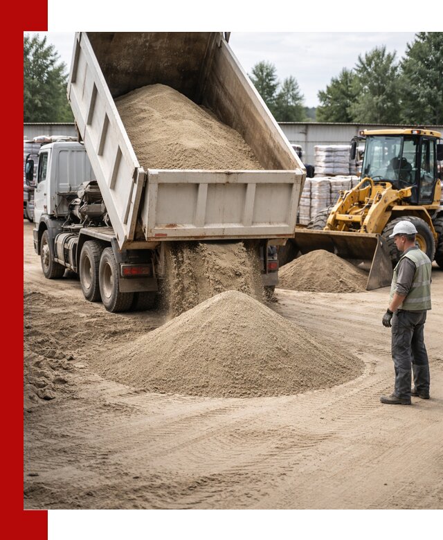 Поставка и доставка песка для бетона в Кореновске