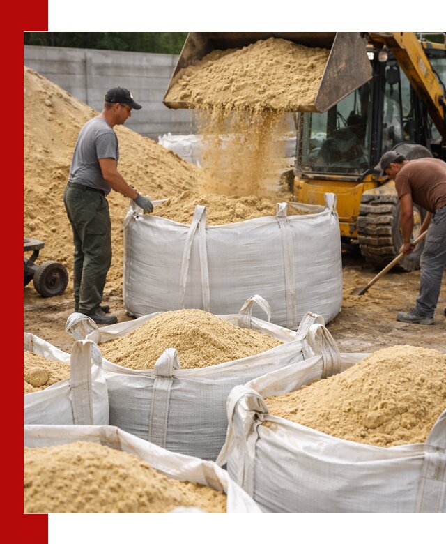 Поставка качественного песка для кладки в Кореновске