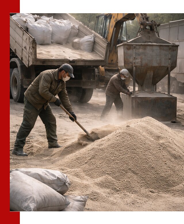 Кварцевый песок для пескоструя в Кореновске — доставка и качество