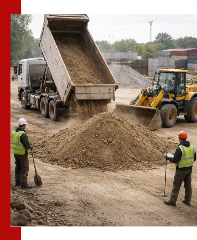 Доставка и продажа пескогрунта оптом и в розницу в Кореновске