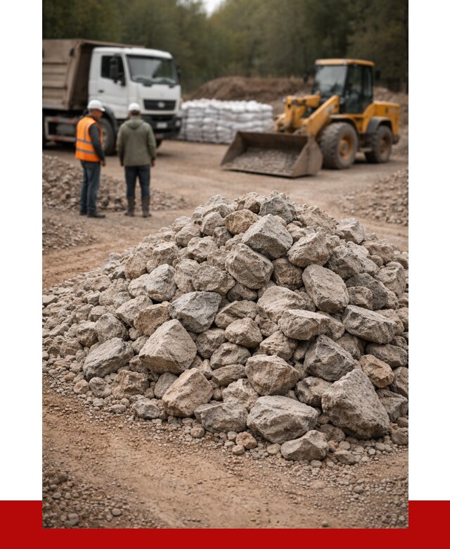 Купить бутовый камень с доставкой в Кореновске от 2384 р. | ПРОНЕРУДКнв