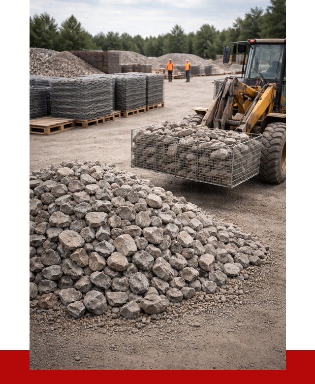 Камень для габионов фракция 70-150 в Кореновске от 4353 р. | ПРОНЕРУДКнв