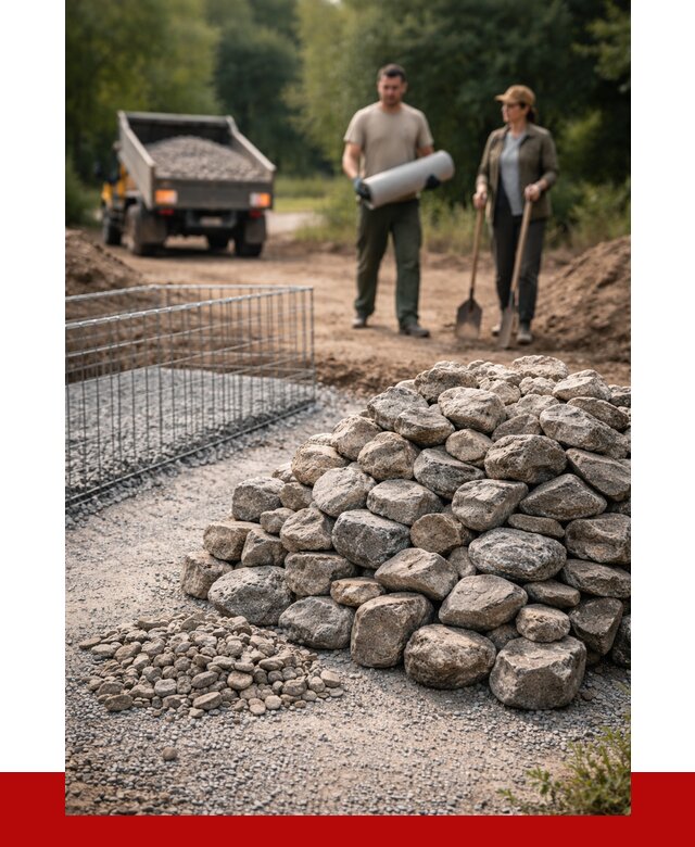 Камень для габионов фракция 100-200 в Кореновске от 4975 р. | ПРОНЕРУДКнв