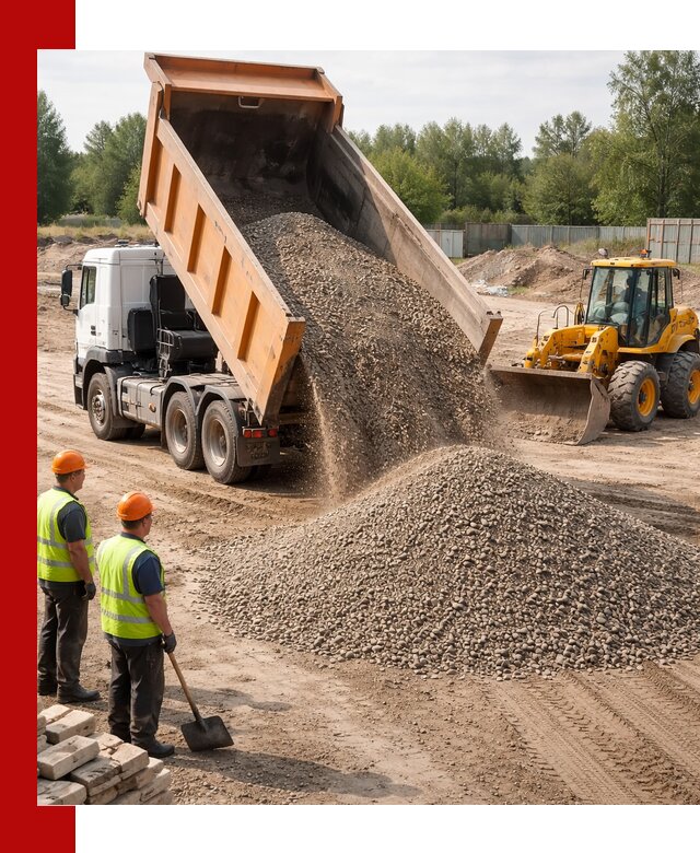 Доставка щебёночно-песчаной смеси ЩПС С7 в Кореновске