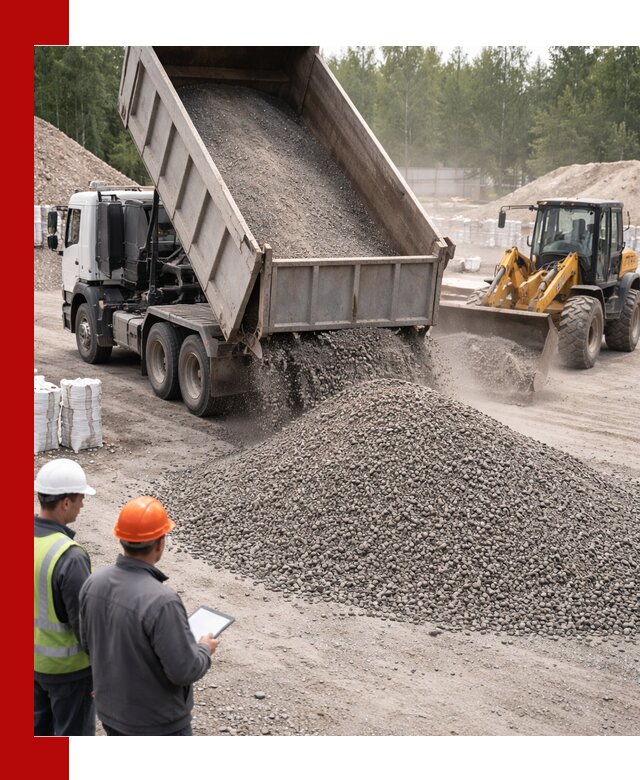 Доставка и продажа гранитного отсева 0-10 в Кореновске