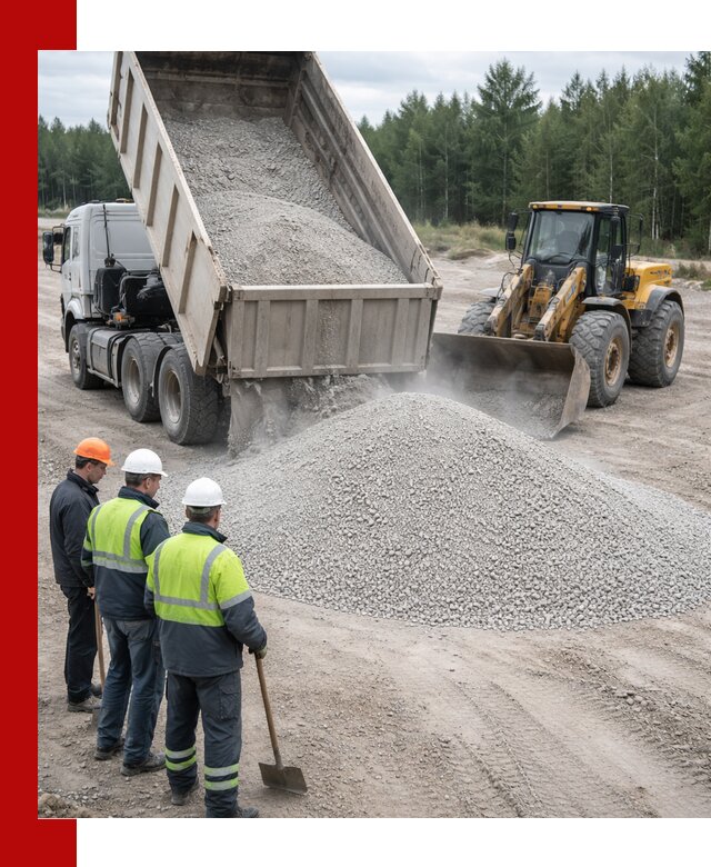 Известняковый отсев 0-5 доставка в Кореновске быстро и выгодно