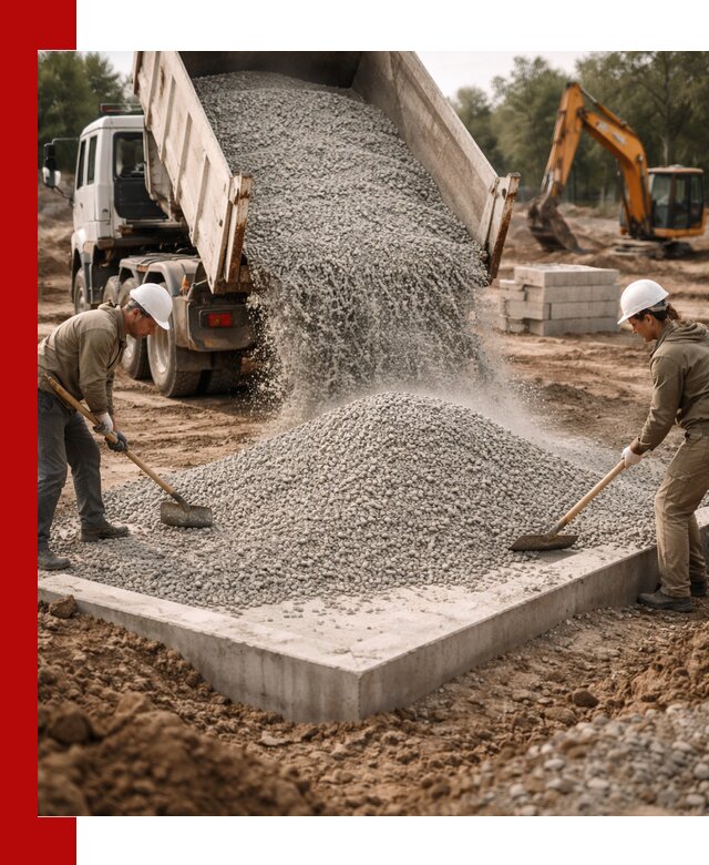 Доставка и продажа отсева для бетона в Кореновске