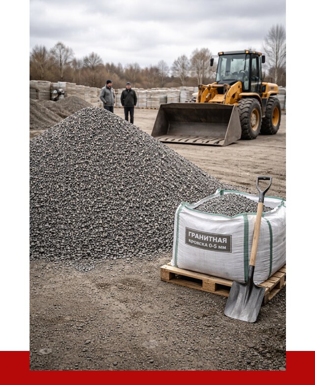 Купить гранитную крошку в Кореновске от 4975 р. с доставкой | ПРОНЕРУДКнв
