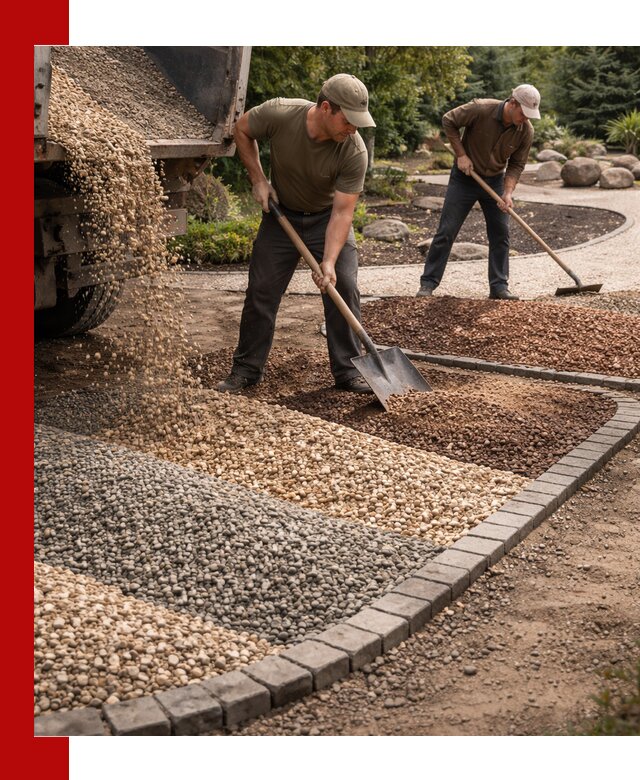 Декоративная крошка для ландшафта в Кореновске — продажа и доставка