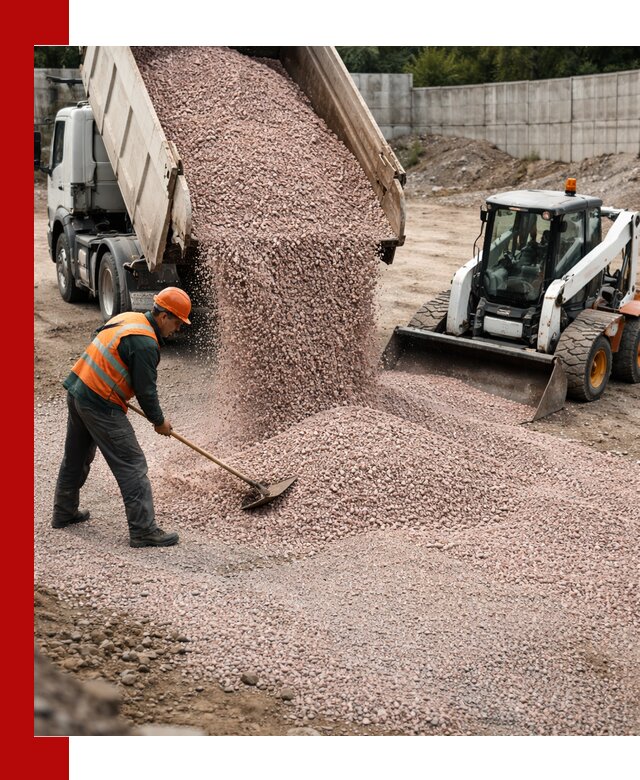 Крошка розовый гранит с доставкой в Кореновске от производителя