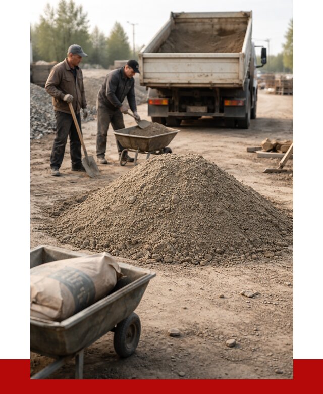 Цементно-песчаная смесь М150 в Кореновске от 4871 р. | ПРОНЕРУДКнв