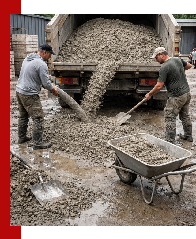 Цементно-песчаная смесь М150 доставка в Кореновске