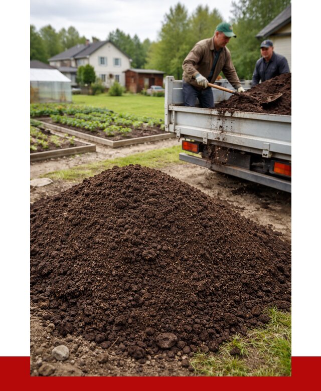 Плодородный грунт в Кореновске с доставкой от 4353 р. | ПРОНЕРУДКнв