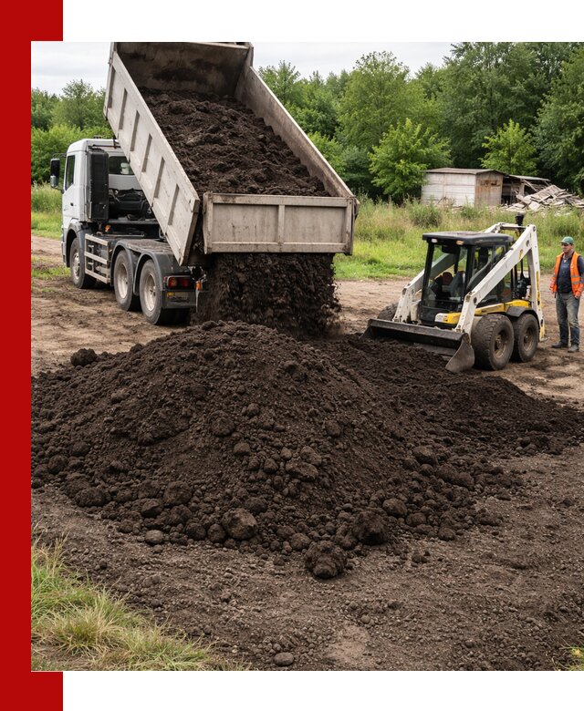 Поставка плодородной земли с доставкой самосвалом в Кореновске