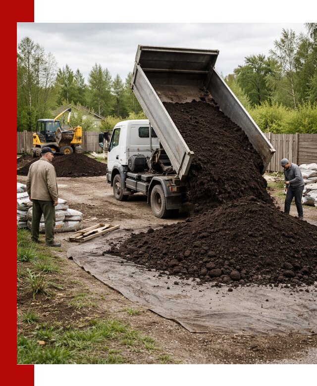 Доставка качественного почвогрунта в Кореновске оптом и в розницу