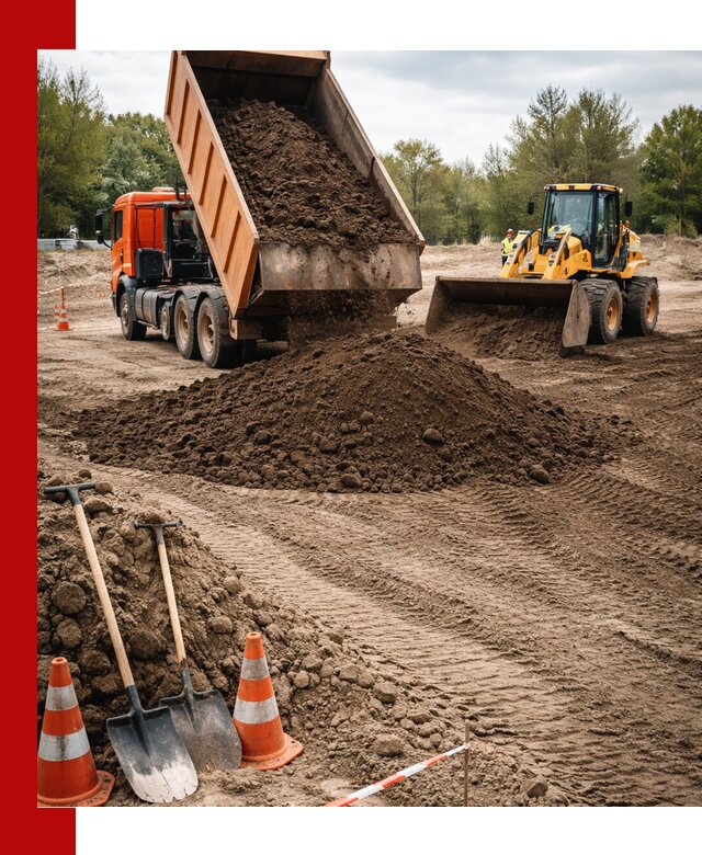 Поставка и доставка планировочного грунта в Кореновске