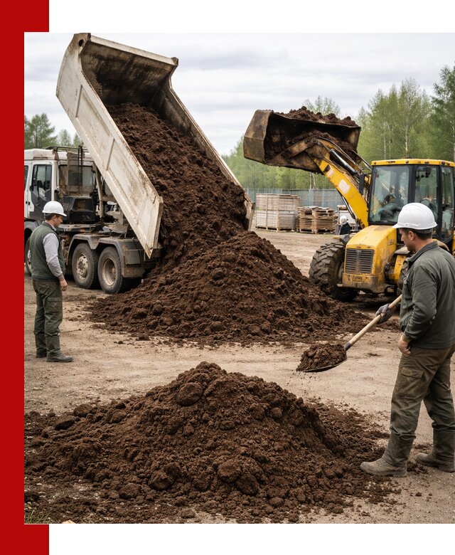 Доставка торфа оптом и в мешках в Кореновске