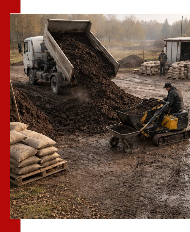 Кислый торф в доставке по выгодным ценам в Кореновске