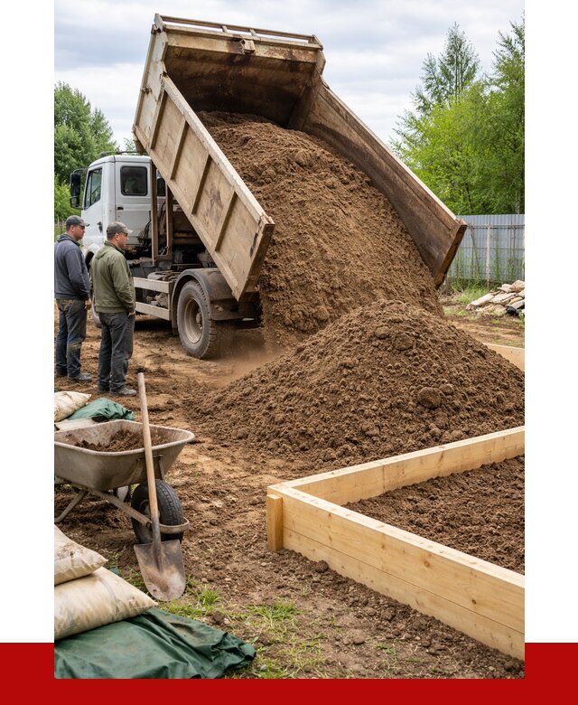 Торфо песчаная смесь в Кореновске с доставкой от 1917 р. | ПРОНЕРУДКнв