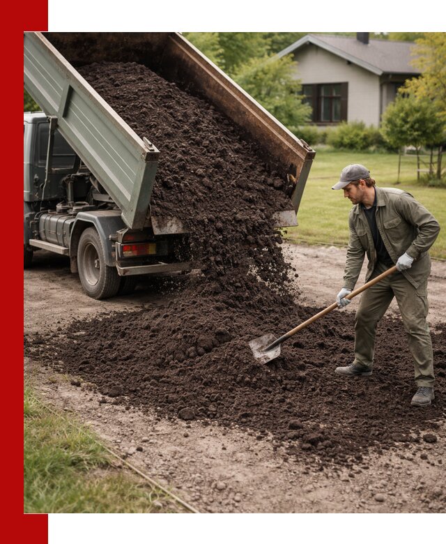 Чернозем для газона с доставкой в Кореновске быстро и качественно