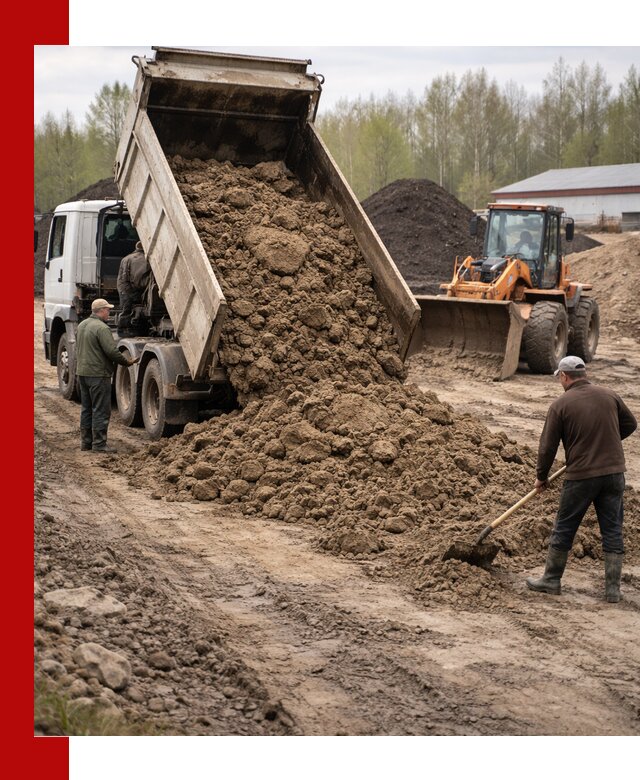 Доставка глин и суглинков в Кореновске оптом и вкрай